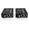 Elfcam® - Confezione da 2, Convertitore Fibra Ottica Ethernet, Modulo SFP Integrato, L'estensione Della Rete Fino a 20KM, 2 Porta RJ45 * 2 Porta RJ45