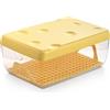 Snips Salva Formaggio 3L - Porta Formaggio da Frigorifero Salva Freschezza, Contenitori per Alimenti Formaggi, Griglia Rimovibile Salvafreschezza, Contenitore Frigo Antimuffa 26x17x10,5 Made in Italy