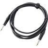 Pronomic Stage INST-3 Cavo per Strumenti Jack 3m nero, Connettori: jack 6 | Ideale come cavo di collegamento tra effetti ecc., 3 mm, Lunghezza: 3 m, Colore guaina: nero, Rame privo di ossigeno