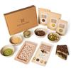 Pure Xocolate Set di cioccolatini fai da te Dubai - confezione regalo con cioccolato belga, crema pistacchio e capelli d'angelo (Kadayif) - con stampo in silicone - cioccolato di lusso fai da te