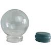 Youda Decorazione per la casa fai da te in vetro vuoto con neve globo di neve acqua accessori kit globo di neve (D45mm)