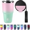 KollyKolla Bicchiere Termico 600ml 20oz, Borraccia Termica in Acciaio Inox, Tazza Termica con Doble Pared Reutilizable, sin BPA, Tazza da Viaggio per Caffe, Termos Caffè para Viajes, Oficina, Deporte, Escuela