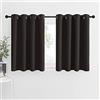NICETOWN Blackout Cucina Pannello W52, Tessuto, Toffee Brown, W52 L36-2 Panels