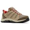 Columbia Redmond 3 Scarpe Da Trekking Basse da Donna, Marrone (Pebble x Scorched Coral), 37 EU