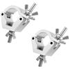 MINZHI 2 pezzi Ganci per tralicci, Morsetti, Morsetti per tralicci, Morsetto per Traliccio, 30-35 mm, Ganci Tralicci Luci Uso,Truss Clamp,ganci per clip da palco per altoparlanti o accessori di illuminazione