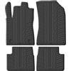 Gledring Tappetini in Gomma Compatibile con Citroën C3 11/2016- (Profilo T 4-Parti + clip di Montaggio)