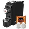 Generico MACCHINA DA CAFFÈ MITO PER CIALDE ESE 44 + 100 CIALDE SAIDA ORANGE CREMA + KIT 100PZ ZUCCHERO, PALETTINI, BICCHIERINI
