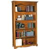 Giò Luxury Libreria, stile classico, in legno massello e mdf con rifinitura in noce lucido - Mis. 120 x 40 x 210