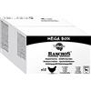 PEDIGREE® RANCHOS™ - Sacchetto multipack Mega Box con pollo, 10 x 80 g, maxi 15 kg +
