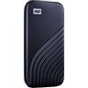 Western Digital WD My Passport SSD, 500GB SSD portatile con tecnologia NVMe, USB-C, con velocità fino a 1050 MB/s, funziona con PC, Xbox e Playstation, Resistenza a cadute da 2 metri, Blu