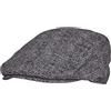 Ben Sherman Cappello piatto da uomo Ivy grigio