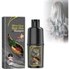 Alisvia Shampoo Colorante Grigio Argento, Tonalità Metallizzata Fredda Con Effetto Duraturo, Hair Dye Shampoo, Neutralizzatore Vegano Dei Riflessi Gialli, Detergenza Delicata E Blocco Cromatico