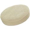 WUUISDNX Fodera per Sgabello Comoda e, Lavabile, in Fibra di Poliestere, Rotonda per l'aggiornamento della Sedia elevabile, Beige, Diametro 28-38 cm