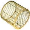Osasy Paralume rotondo in rattan bohémien, paralume per lampada da tavolo, da appendere e da terra, per tutti gli interni, diametro 16 cm (1, beige bambù)