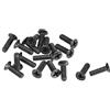 sourcing map M3,5 x 12 mm Phillips vite di fissaggio nero per computer portatile PC TV Fan interruttore audio 50 pz