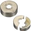 PATIKIL Flangia Divisa a Parete, 20/25/32mm Copri Tubi Termosifoni Copertura Piastra Rotonda in ABS Spessore Tagliabile per Tubo Acqua Rubinetto Decorazione,25mm Altezza, 2 Pezzi, Grigio