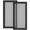 S SIENOC 2X 120mm*240mm PC Computer Chassis Ventola Cooler Polvere Filtro Case Antipolvere Griglia, Magnetico (2x120mm*240mm, Nero)