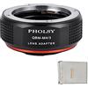 PHOLSY Adattatore Manuale Compatibile con Obiettivo QBM su M4/3 Fotocamera