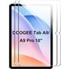 zZjoOoj Vetro Temperato Per TAB A9/ TAB A9 Pro 10'' Con 2 Pezzi HD Chiaro Pellicola Protettiva, Senza Bolle, Anti-Impronta, Anti-Graffio,Durezza 9H.