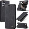 Cracedily Cover per Samsung Galaxy S25 Plus Case, Custodia Cover Pelle Premium Portafoglio con Porta Carte Magnetica Supporto Protezione Flip Case Custodia per S25 Plus, Nero