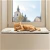 Mora Pets Tappetino riscaldante gatto Coperta autoriscaldante Cuscino per gatti e cani Tappeto riscaldante Senza elettricità e batterie Coperta termica Rimovibile e Lavabile 90 x 28 cm