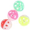 Generic Palla Giocattolo Con Jingle Campana di Plastica Giocattoli Colori Casuali Forniture Per Animali Domestici Palline Cane Chase Sonaglio Giocattoli Bulk Teaser