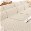 Ystyle Copricuscini Divano Elasticizzato, Copri Cuscini Per Divano, Copridivano Cuscini Separati, Copri Seduta Divano Universale, Sofa Seat Cover, Coprisedile Divano (1 Posto, Beige)