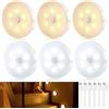 Tailcas Luce Notturna con Sensore di Movimento, Luce Notturna LED Ricaricabile USB, Bianco Caldo/Freddo, Dimmerabile, 1000mAh, Luce Armadio LED per Camera, Cucina, Corridoio, Scale, 26 Pezzi