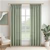 MRTREES Tende Verde Salvia per Interni Salotto Moderne 2 Pezzi 140x200 CM con Fettuccia Bellissime, Tende Semioscuranti Raffinate per Casa Soggiorno e Camera da Letto Eleganti