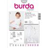 burdastyle Burda 9804 - Cartamodello per Abito Battesimo, Taglie: 62-86 cm