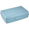keeeper Contenitore per Alimenti con Chiusura a Scatto, 30 x 20 x 8,5 cm, 3,75 L, Luca Maxi, Nordic Blue (Blu)