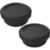 Hxdzieory Tappo corpo + copriobiettivo posteriore per Nikon F AI Mount D5600 D5500 D5300 D5200 D5100 D3500 D3400 D3300 D3200 D3100 D90 D80 D70 D70S DSLR (per accessori ),Hxdzieory [2 Confezione: