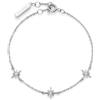 Olivia Burton Braccialetto da Donna Collezione EVER STACKED in Acciaio Inossidabile con Charm a Forma di Stella, Embelliti con Cristalli - 24100349
