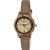 Holzwerk Germany Holzwerk - Orologio da ragazza, realizzato a mano, per bambini, in pelle, per bambini, analogico, classico, al quarzo, colore marrone, marrone, cinghia