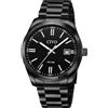 CIVO Orologio Uomo Nero Acciaio: Analogico Impermeabile Orologio da Polso Quarzo Luminoso - Elegante Regalo Uomo