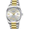 CIVO Orologio Uomo Acciaio Oro: Analogico Impermeabile Orologio da Polso Quarzo Luminoso - Elegante Regalo Uomo