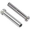 Besttoolifes Adattatore per punta da trapano, riduttore per mandrino, strumento per incisione, convertitore da 3 mm a 3,175 mm a 2,35 mm, in acciaio inox, adattatore per utensili rotanti per mandrino di precisione