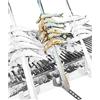 Spetera Supporto per adattare al barbecue in acciaio inox, 50 cm, per arrostire pesci (spetti sardine, spigola, dorata) e carni spetate