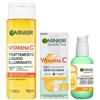 Garnier Vitamina C Trattamento Liquido Illuminante Per Il Viso Formula Vegana 120 Ml E Siero In Crema 2IN1 Spf 25 50 Ml