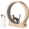 VEVOR Cyclette per Gatti in Legno, Tapis Roulant per Gatti Diametro 1320 mm per Gatti Domestici, Ruota per Esercizi per Gatti con Tappeto Rimovibile per Gatti Corsa Camminata Esercizio Uso Domestico