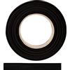 ME:NaMa Nastro sbieco in 100% cotone - 10 m x 25 mm (piegato), nastro di alta qualità, nastro in cotone, nastro sbieco - ideale per cucito fai da te - prodotto in Belgio, su un rotolo (nero)