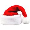 YULOONG Cappello di Natale per adulti e bambini in velluto con fodera in peluche e fodera Comfort Unisex L