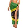 Pzuqiu Costume da bagno da donna, copricostume da bagno, bikini, camicetta in chiffon, vestito da spiaggia per donne e ragazze, Libellula Bandiera Giamaica, Taglia unica