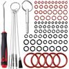 Lyeteung 92 Pezzi Guarnizione kit di O-Ring Macchine da Caffè, Guarnizioni Gruppo di Erogazione, con Chiave Testa Ovale Spazzola Pulizia Plettro e Gancio, Compatibile con Philips Saeco Spidem Gaggia