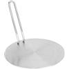Buachois Adattatore a induzione, 22 cm, diffusore di calore, adattatore a disco, piastra di diffusione di calore, in acciaio inossidabile, convertitore a gas, fornello a induzione per fornelli a gas (22 cm)