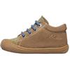 Naturino Cocoon Suede Sole Honey Light Brown-Militare-Acciaio Scarpe per Chi Inizia a Camminare, Taglia 18