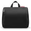 reisenthel toiletbag XL pratico beauty case con gancio, materiale impermeabile, Mesh Black, 28 cm, Trousse per cosmetici