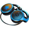 FAOONNMY Cuffie Bluetooth 5.0 Senza Fili, Auricolari Sportivi con Gancio all'orecchio & Microfono a Cancellazione de Rumore, Supporto TF Card e Radio FM, Pieghevoli Wireless Auricolare MP3 Stereo Corsa Blue