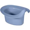 Kindsgut Vasino anatomico per bambini piccoli della Kindsgut, vasino/WC, in colori tenui e di alta qualità, contenzione e spannolinamento, adatto ai bambini, grigio-azzurro