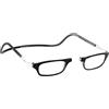 CliC Eyewear - Occhiali da Lettura Uomo XL - Occhiali da Lettura con Calamita - In Poliammide TR90 - Monofocali Flessibili (1.5, Nero)
